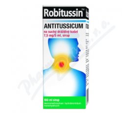 Robitussin Antitussi.suchý kaš.7.5mg/5ml sir.