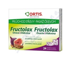 Fructolax Ovoce&Vláknina žvýkací kostky