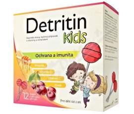 Detritin Kids lízátka na imunitu višeň