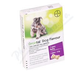 Drontal Dog Flavour 150/144/50mg psy
