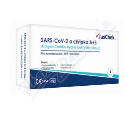 JusChek SARS-CoV-2 a chřipka A/B antigen.test