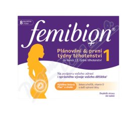 Femibion 1 Plánování a první týdny těhoten.