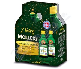 Mollers Omega 3 D+ dárkové balení