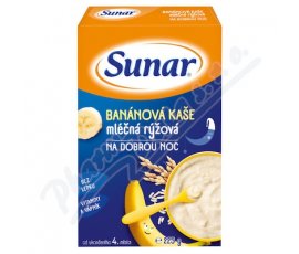 Sunar mléčná banánová kaše na dobrou noc