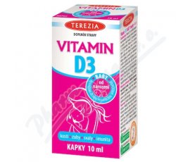 TEREZIA Vitamin D3 baby od narození 400 IU