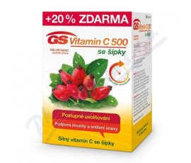 GS Vitamin C500+šípky