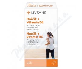 LIVSANE Magnézium + Vitamín B6 tablety