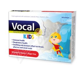 Vocal Kids měkké pastilky s příchutí Jahody