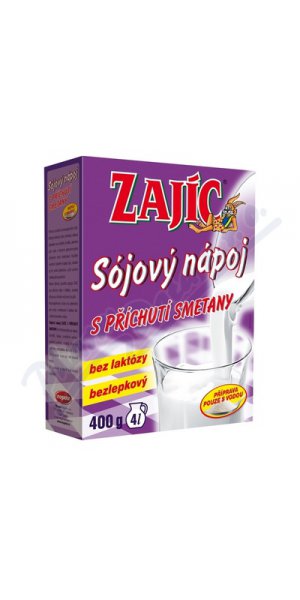 Sójový nápoj Zajíc s příchutí smetany