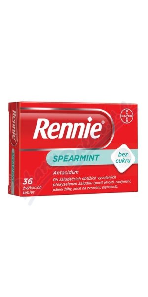 Rennie Spearmint bez cukru