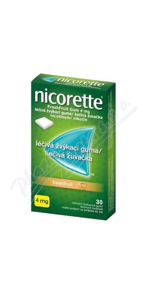 Nicorette FreshFruit Gum 4mg