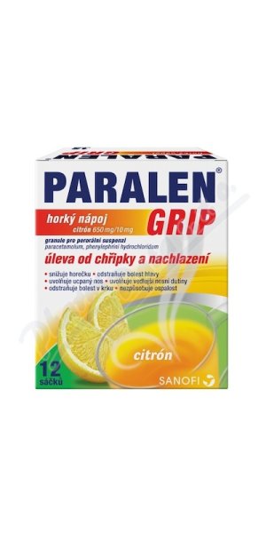 Paralen Grip hork.náp.citr.650/10mg