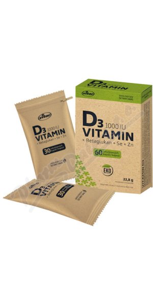 Vitar Vitamin D3 1000IU+betaglukan EKO