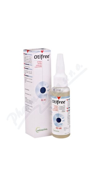 Otifree čistění zevního zvukovodu pes/kočka 60ml