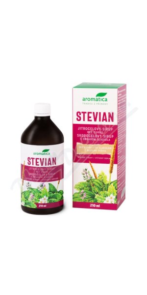 AROMATICA Stevian jitrocel.sirup bez cukru