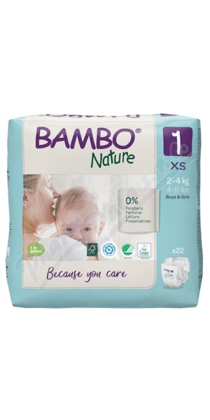 Bambo Nature 1 dětské plenkové kalhotky 2-4kg