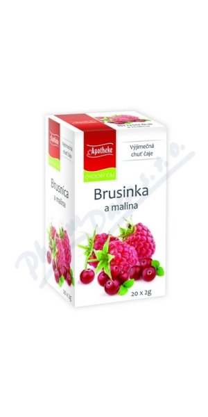 Apotheke Brusinka a malina čaj 20x2g