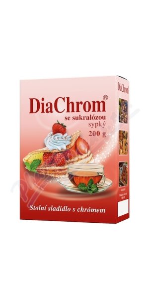 DiaChrom se sukralózou sypký nízkokal.sladid.