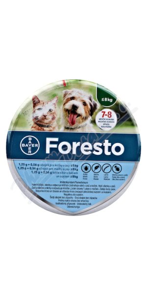 Foresto 1.25g+0.56g obojek kočky+psy