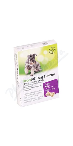 Drontal Dog Flavour 150/144/50mg psy