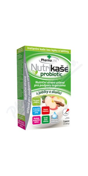 Nutrikaše probiotic s jablky a skořicí 180g