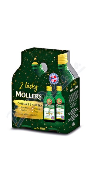 Mollers Omega 3 D+ dárkové balení