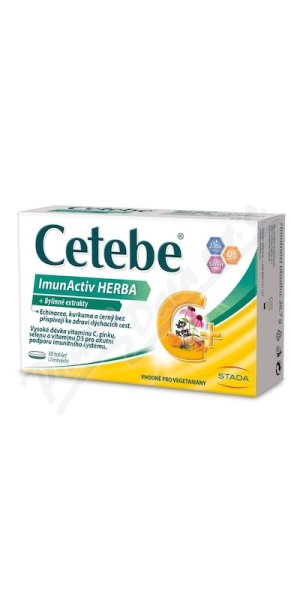 Cetebe ImunActiv HERBA +Bylinné extrakty