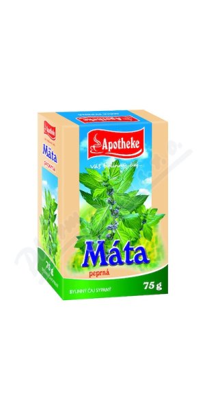 Apotheke Máta peprná - list sypaný čaj 75g