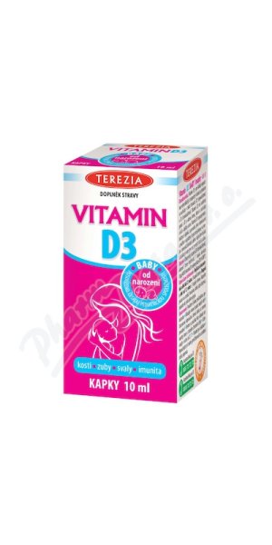 TEREZIA Vitamin D3 baby od narození 400 IU