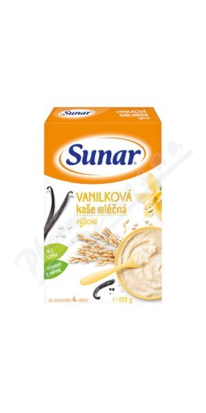 Sunar mléčná vanilková kaše rýžová