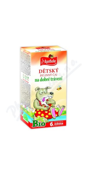 Apotheke Dětský čaj BIO dobré trávení 20x1.5g