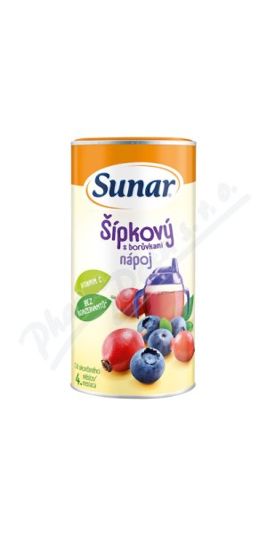 Sunar rozpustný nápoj šípkový s borůvkami