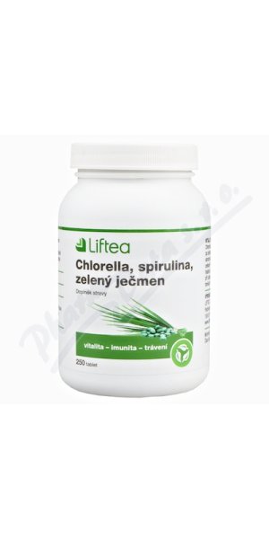 LIFTEA Chlorella/Spirulina/Zelený ječmen