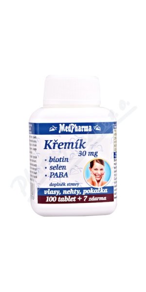 MedPharma Křemík 30mg+Biotin+PABA