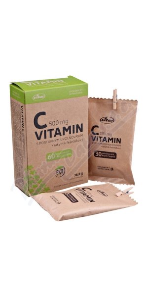 VITAR Vitamin C 500 mg +rakytník EKO