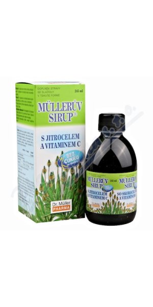 Müllerův sirup s jitrocelem bez cukru