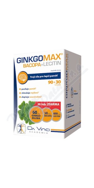 GinkgoMAX+Bacopa+Lecitin DaVinciAcademia