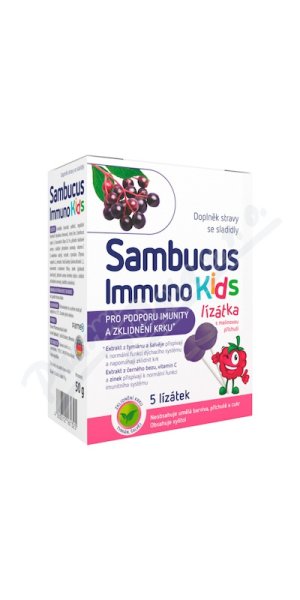 Sambucus Immuno kids lízátka