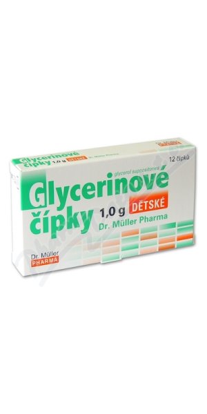 Glycerinové čípky 1.0g dětské