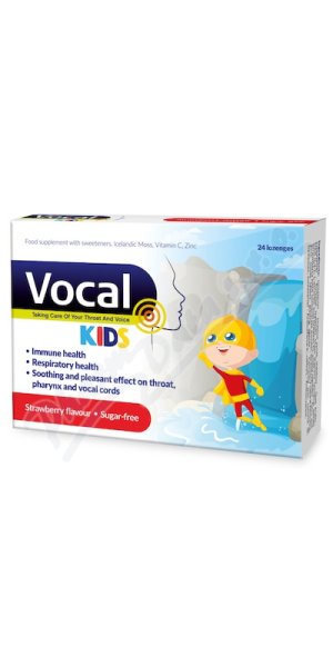 Vocal Kids měkké pastilky s příchutí Jahody