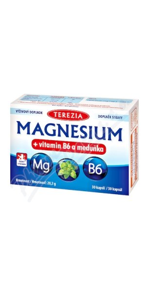 TEREZIA Magnesium+vitamin B6 a meduňka