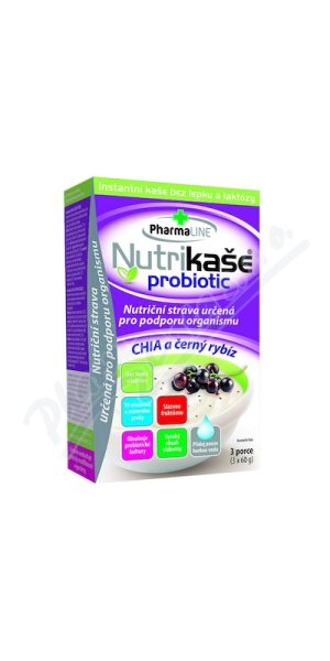 Nutrikaše probiotic CHIA a černý rybíz